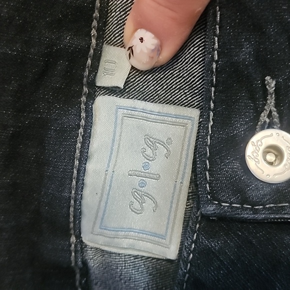 Wm cg l cg brand denim jeans size 10 - Picture 3 of 7